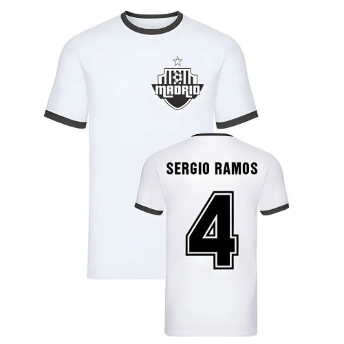 Sergio Ramos Madrid Ringer Tee (White)