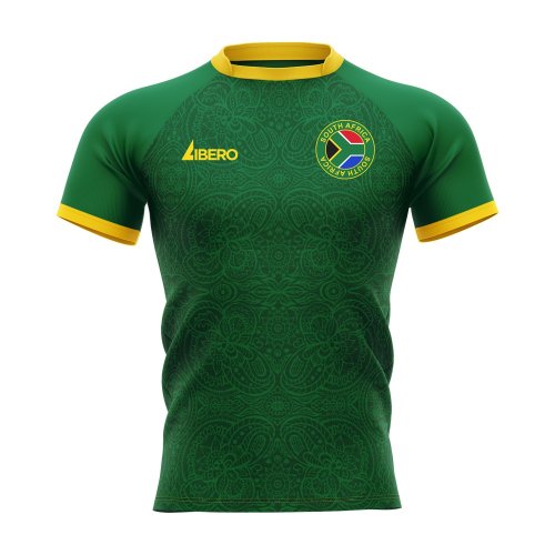 2025-2026 Springboks South Africa Home Rugby Concept Shirt Adult Short Sleeve