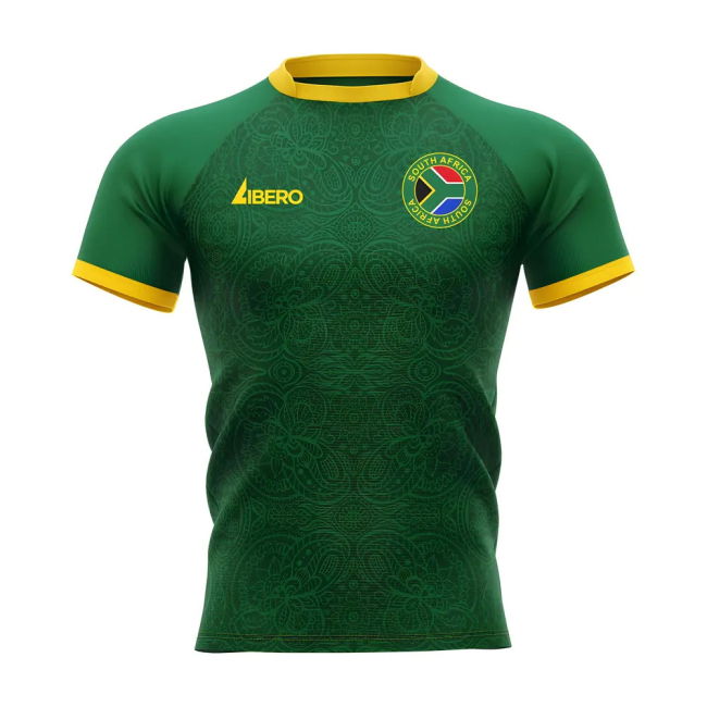2025-2026 Springboks South Africa Home Rugby Concept Shirt Adult Short Sleeve