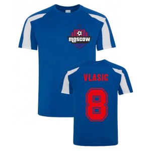 Nikola Vlasic CSKA Moscow Sports Training Jersey (Blue)