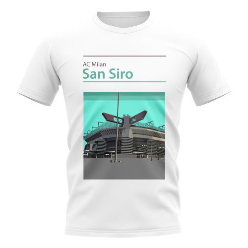 San Siro AC Milan Stadium T-Shirt (White)