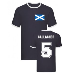 Declan Gallagher Scotland Ringer Tee (Navy)