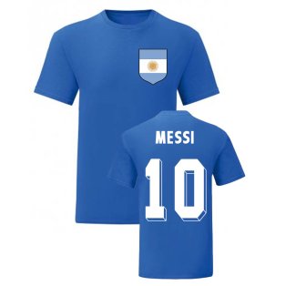 Lionel Messi Argentina National Hero Tee (Blue)