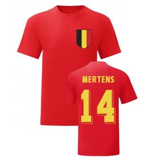 Dries Mertens Belgium National Hero Tee\'s (Red)