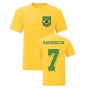 Garrincha Brazil National Hero Tee\'s (Yellow)