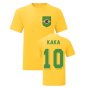 Kaka Brazil National Hero Tee\'s (Yellow)