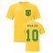 Rivaldo Brazil National Hero Tee\'s (Yellow)