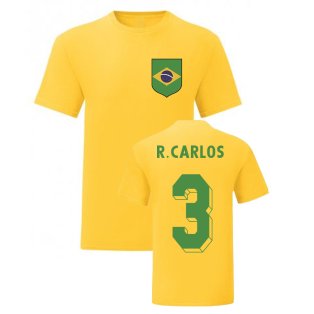 Robert Carlos Brazil National Hero Tee\'s (Yellow)