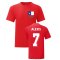 Alexis Sanchez Chile National Hero Tee (Red)
