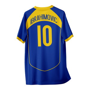 Zlatan Ibrahimovic 10 Sweden Vintage Style Concept Shirt Adult Short Sleeve
