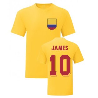 James Rodriguez Colombia National Hero Tee\'s (Yellow)