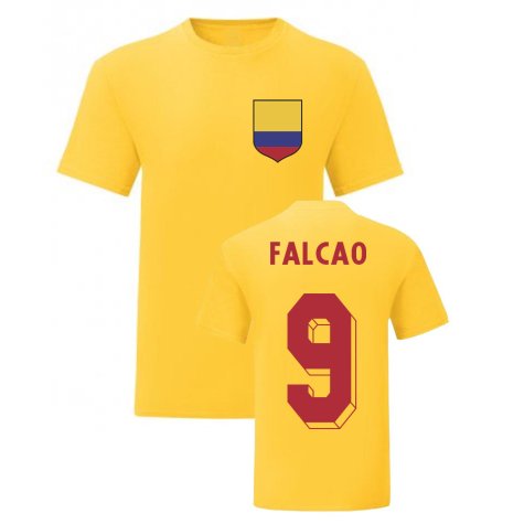 Radamel Falcao Colombia National Hero Tee\'s (Yellow)