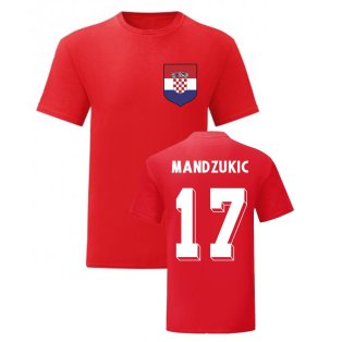 Mario Mandzukic Croatia National Hero Tee\'s (Red)