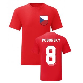 Karel Poborsky Czech Republic National Hero Tee\'s (Red)