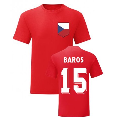 Milan Baros Czech Republic National Hero Tee\'s (Red)