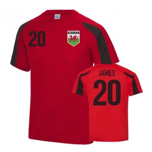 Wales Sports Training Jersey (Daniel James 20)