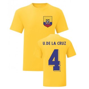 Ulises De La Cruz Ecuador National Hero Tee (Yellow)