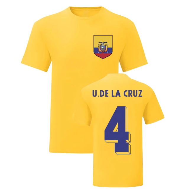 Ulises De La Cruz Ecuador National Hero Tee (Yellow)