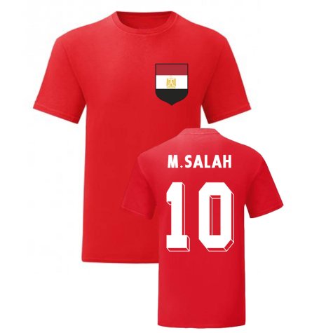 Mo Salah Egypt National Hero Tee (Red)