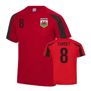 Wales Sports Training Jersey (Ramsey 8)