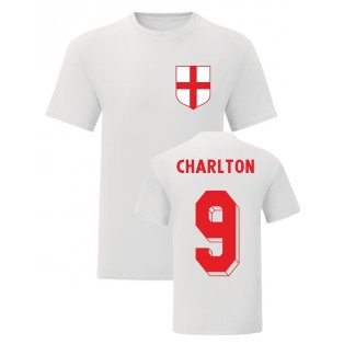 Bobby Charlton England National Hero Tee (White)