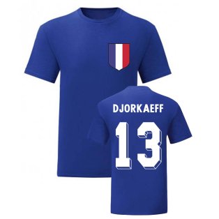 Youri Djorkaeff France National Hero Tee\'s (Blue)