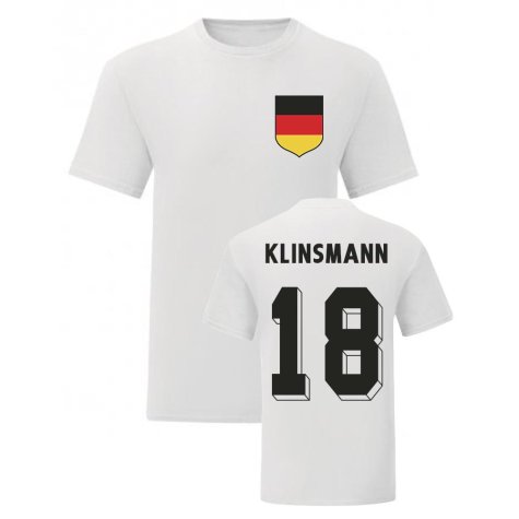 Jurgen Klinsmann Germany National Hero Tee\'s (White)