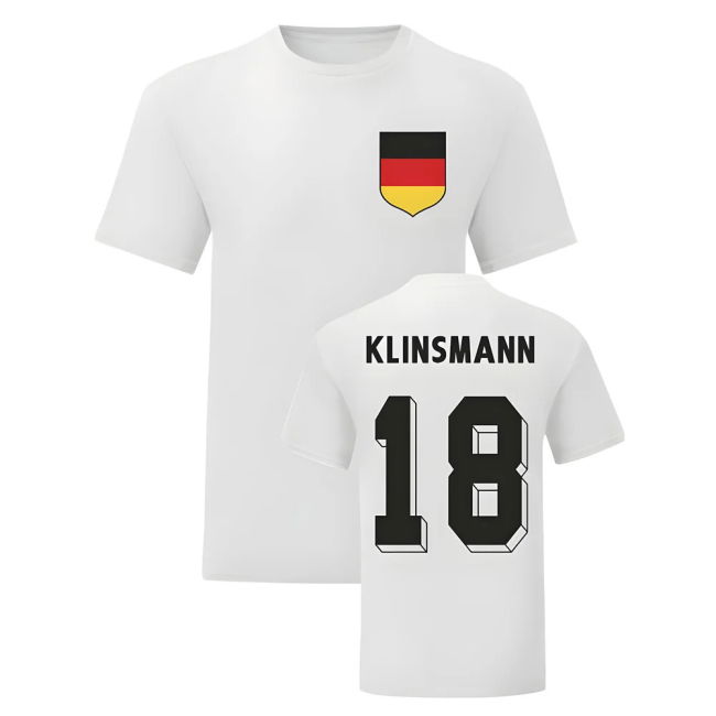 Jurgen Klinsmann Germany National Hero Tee\'s (White)
