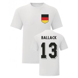 Michael Ballack Germany National Hero Tee\'s (White)