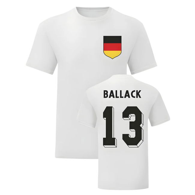 Michael Ballack Germany National Hero Tee\'s (White)