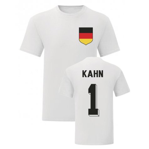 Oliver Kahn Germany National Hero Tee\'s (White)