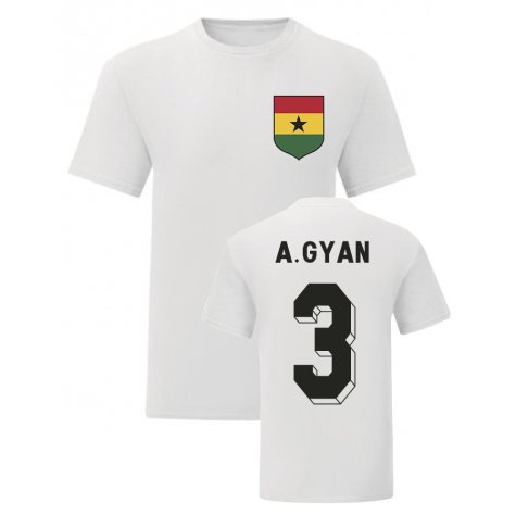 Asamoah Gyan Ghana National Hero Tee (White)