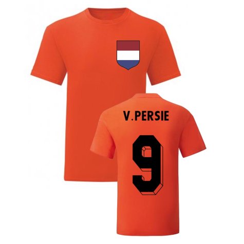 Robin Van Persie Holland National Hero Tee\'s (Orange)