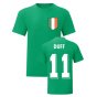 Damien Duff Ireland National Hero Tee (Green)