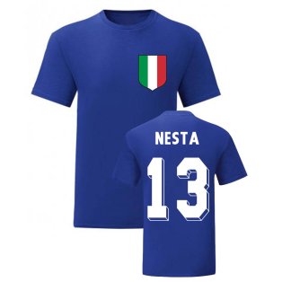 Alessandro Nesta Italy National Hero Tee\'s (Blue)