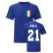 Andrea Pirlo Italy National Hero Tee\'s (Blue)