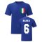 Franco Baresi Italy National Hero Tee\'s (Blue)