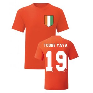 Yaya Toure Ivory Coast National Hero Tee (Orange)