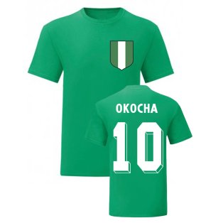 Jay Jay Okocha Nigeria National Hero Tee (Green)