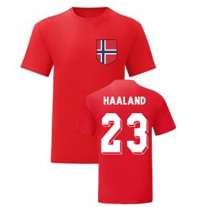 Erling Braut Haaland Norway National Hero Tee (Red)