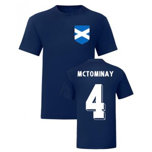 Scott McTominay Scotland National Hero Tee (Navy)