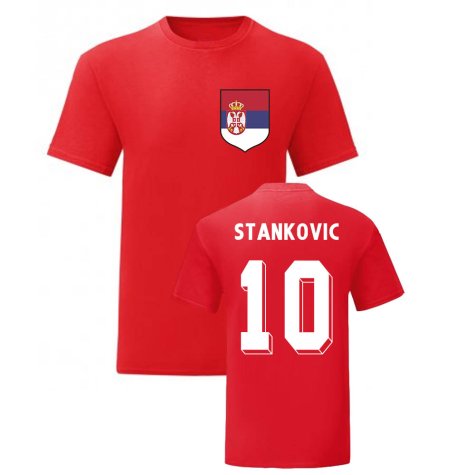 Dejan Stankovic Serbia National Hero Tee (Red)