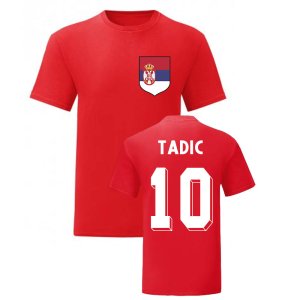 Dusan Tadic Serbia National Hero Tee (Red)