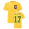 Benni McCarthy South Africa National Hero Tee (Yellow)