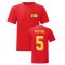 Carles Puyol Spain National Hero Tee (Red)