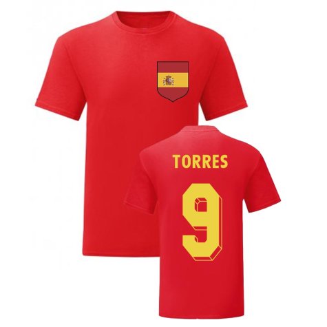 Fernando Torres Spain National Hero Tee (Red)