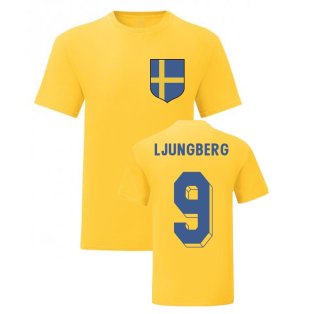 Freddie Ljungberg Sweden National Hero Tee (Yellow)