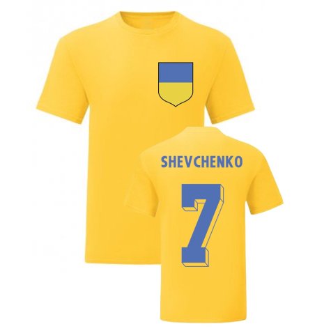Andriy Shevchenko Ukraine National Hero Tee (Yellow)