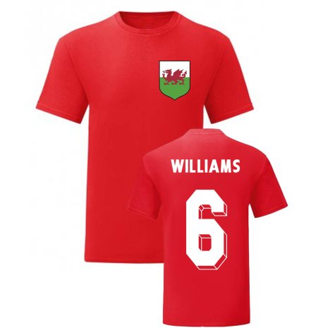 Ashley Williams Wales National Hero Tee (Red)