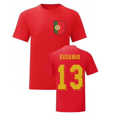 Eusebio Portugal National Hero Tee (Red)